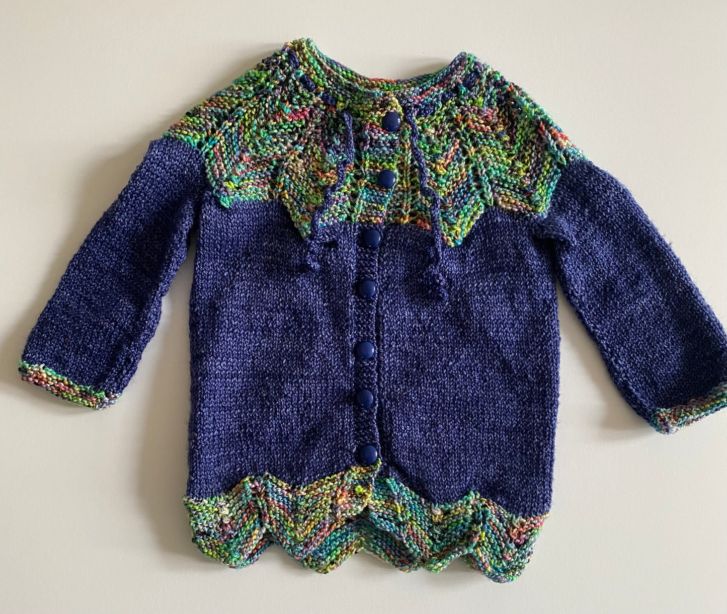 3-6 M Tutti-Fruitti Button Cardigan