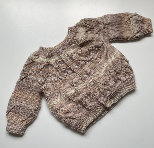 6-18 M Latte Cardigan